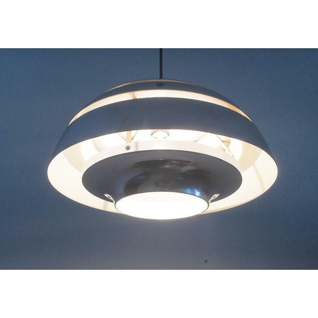 Mid-Century Modern Mid-Century Space Age Lamellar Pendant Lamp by Hans-Agne Jakobsson for Hans-Agne Jakobsson Ab Markaryd, 1960s For Sale - Image 3 of 16