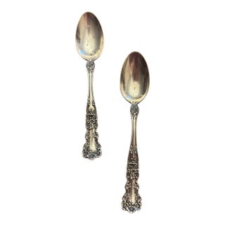Late 20th Century Victorian Gorham Demitasse Spoons Buttercup - a Pair For Sale