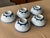 1990s Early Chinese Translucent Rice Grain Dragon Pattern Jindezhen Wan Yu Mark Bowls - Set of 5 For Sale In Charleston - Image 6 of 8