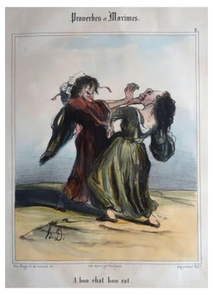 A Bon Chat Bon Rat, 1950, Lithograph on Paper