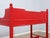 Vintage Italian Rustic Red Lacquered Writing Desk, 1960s For Sale - Image 6 of 16