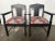 Wood Dutch Art Deco Chairs in Stained Oak, 1930s, Set of 2 For Sale - Image 7 of 7