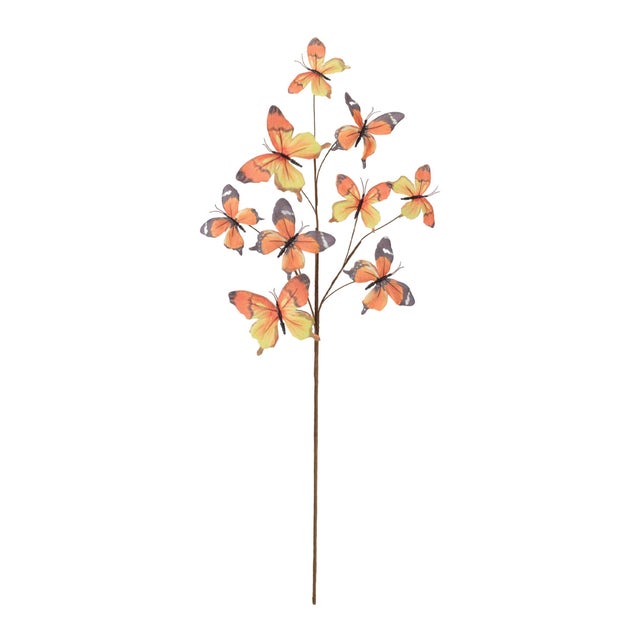 Bring a whimsical touch of nature-inspired beauty to your decor with this Decorative Butterfly Spray Set. Featuring a...