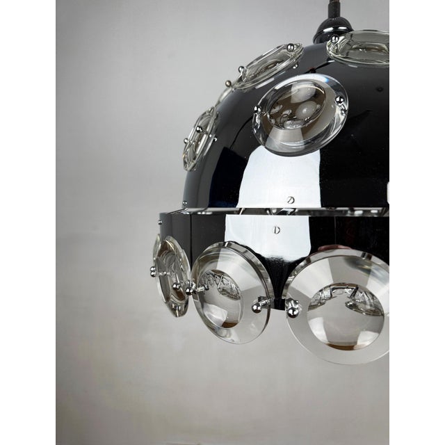Vintage Pendant Light by Oscar Torlasco for Lumi, Italy, 1970s, in Good conditions. Designed 1970 to 1979 This piece is...