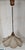 Vintage Ceiling Lamp with Relief Glass Shade on Oak Wood Mount and Brass Chain, 1970s For Sale - Image 4 of 9