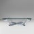 Coffee Table with Glass Top and Steel Frame, 1980s For Sale - Image 6 of 10