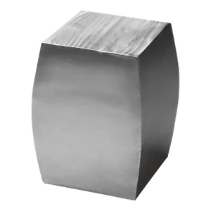 Getty Stainless Steel Accent Table, Silver