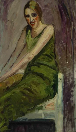 Antonio Feltrinelli, Woman, Original Painting, 1930s