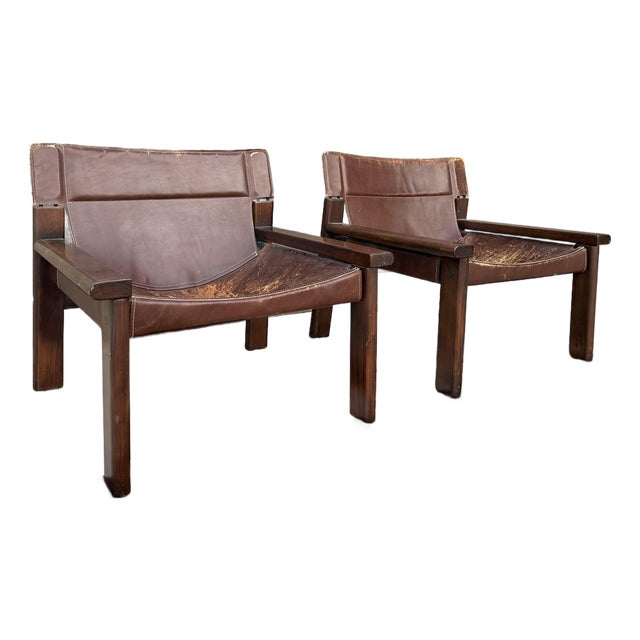 Pair of Sergio Rodrigues for Oca Lounge Chairs For Sale