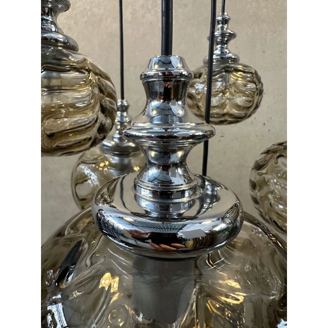 1970s Vintage Cascade Pendant Lamp, 1970s For Sale - Image 5 of 15