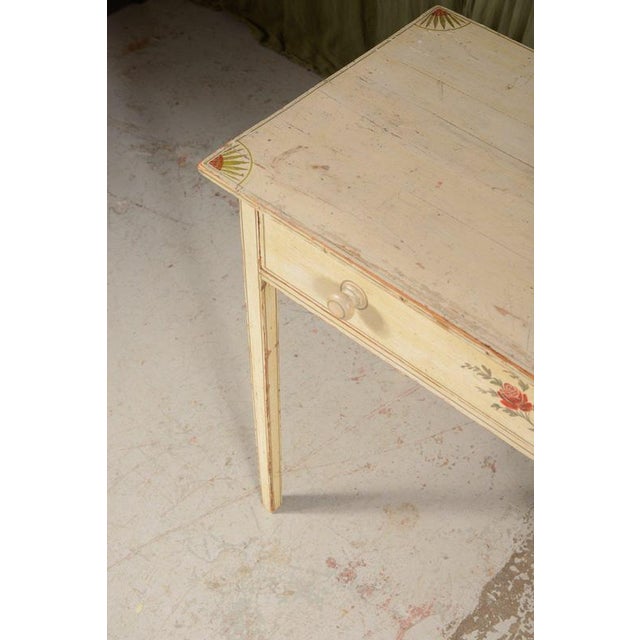 Early Victorian Painted Pine Side Table, 1840s For Sale - Image 6 of 10