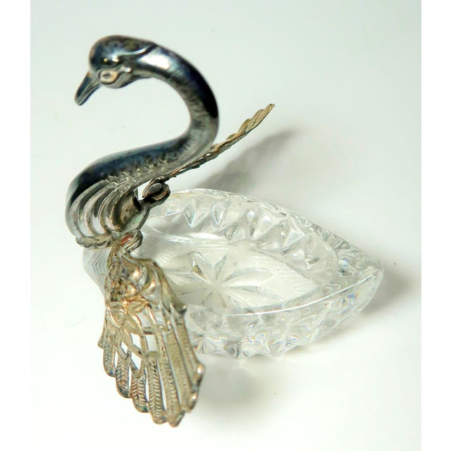 Sterling Silver and Crystal Ring Box or Trinket Box. Very Elegant Presentation. For Sale - Image 10 of 15