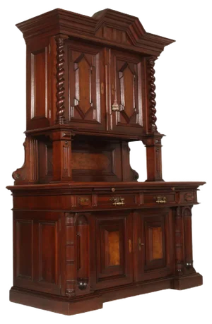 18th Century Carved Chestnut Sideboard