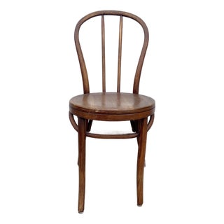 Antique Bentwood Café Thonet Style Farmhouse Dining Chair| C. 1890–1920 | Central European Origin For Sale