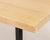 Tan Contemporary Ash Wood Top Dining Table For Sale - Image 8 of 9