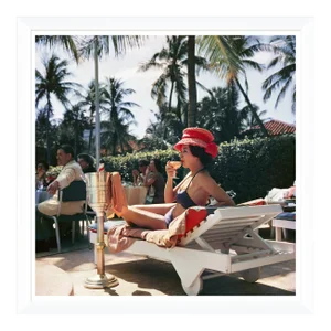 Slim Aarons, "Leuisure and Fashion," January 1, 1961 Getty Images Gallery Framed Art Print