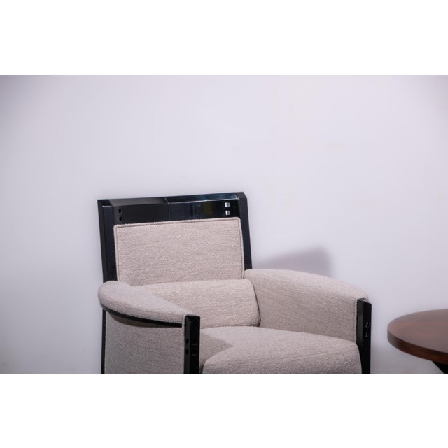 Wood Galaxy Peggy Armchair by Umberto Asnago for Giorgetti, 1995 For Sale - Image 7 of 17