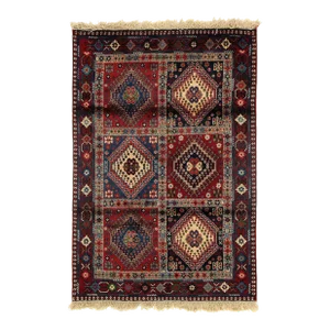 2020s Fine Hand Knotted Persian Yalameh Rug