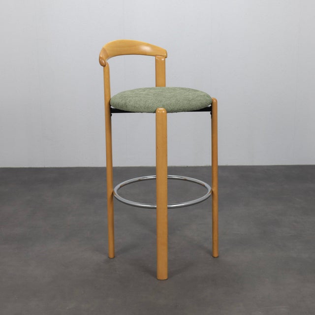 Casala Postmodern Bar Stools from Casala, Germany, 1980s, Set of 3 For Sale - Image 4 of 12