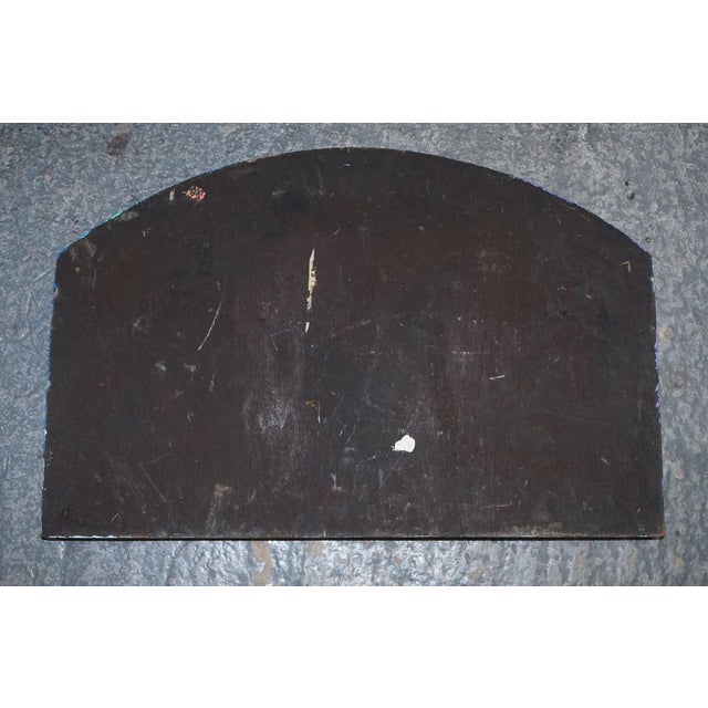 Hand Painted Est Ships Stores 1851 Pub Sign in Wood, 1960s For Sale - Image 10 of 11