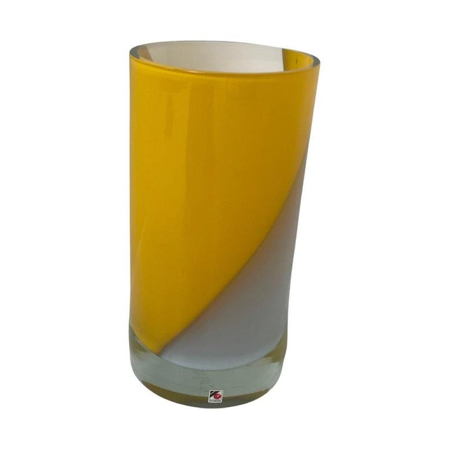 Glass Vase by Jaroslav Svoboda for Škrdlovice Glass Works, Czech Republic For Sale - Image 6 of 10