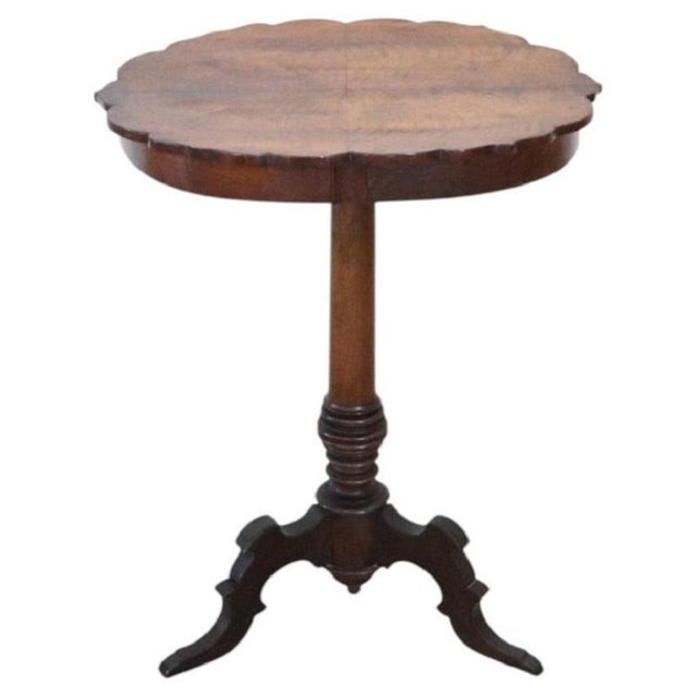 Antique Gueridon Table in Walnut, 1800s For Sale - Image 9 of 9