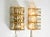 Metal Vintage Brass Wall Lamps with Crystal Shades by Bakalowits & Söhne, 1960s, Set of 2 For Sale - Image 7 of 18