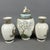 A splendid decorative triptych celebrating the tradition of Eastern painting. This set, consisting of a central vase with...
