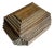 Antique American Tramp Art Chip Carved Box, Early 20th Century For Sale