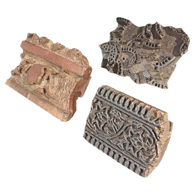 Antique Wooden Molds, Set of 3 For Sale