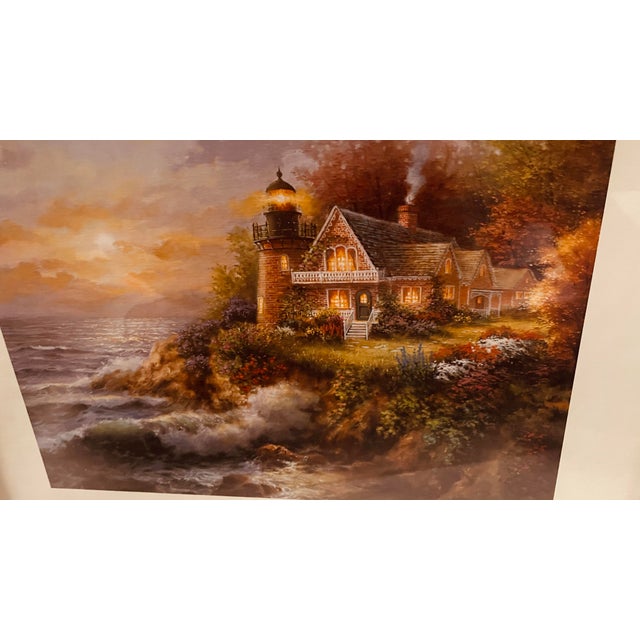 This is a gorgeous matted and framed print of the beautiful painting named “Garson of the Sea”, painted by Nicky Boehme....