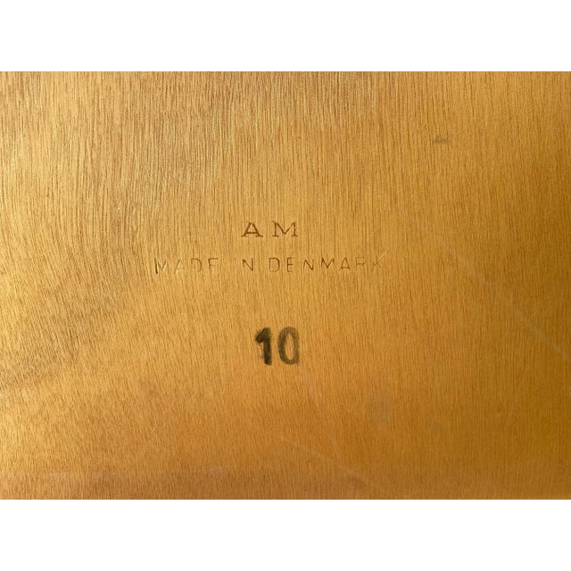 1970s Ansager Mobler Mid Century Modern Teak Expanding Table For Sale - Image 11 of 12