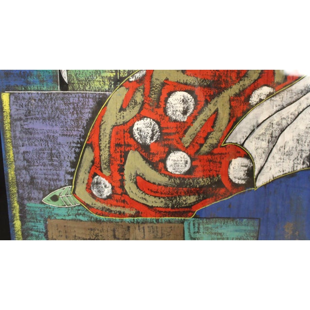 Paper 'Seated Woman' 1991 Mixed-Media on Paper For Sale - Image 7 of 9