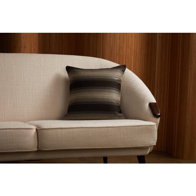 Graduated Striped Pillow For Sale - Image 4 of 4