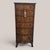 Tall Regency Mahogany Bow Front Chest of Drawers, 1910s For Sale - Image 15 of 15