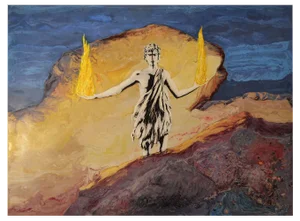 Italian Artistic Wall Panel from Cupioli Living