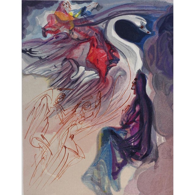 Salvador Dalí (1904-1989) Paradise 19: The Language of the Bird Color wood engraving Unsigned On BFK Rives wove paper, 26...
