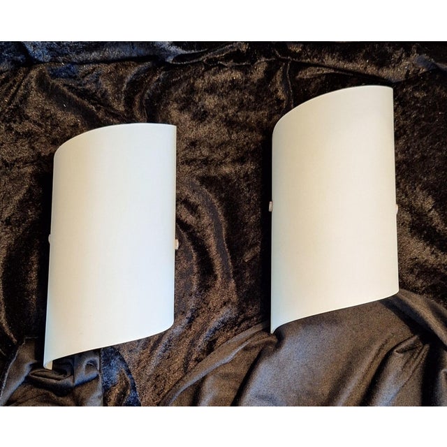 Vintage Wall Lamps in Glass by Honsel, 2000s, Set of 2, in Very Good conditions. Designed from 2000 This piece has an...