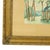 José Wolff, Landscape, Watercolor, 1924, Framed For Sale - Image 12 of 17