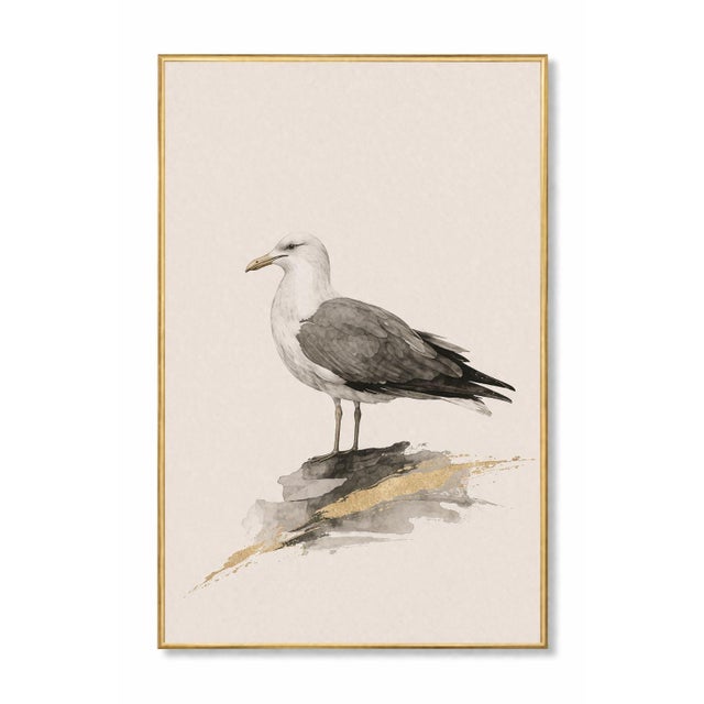 Not Yet Made - Made To Order Coastal Seabird Study Set of 3, Minimalist Nautical Art Prints, 24″ × 36″ Each Reproduction For Sale - Image 5 of 9