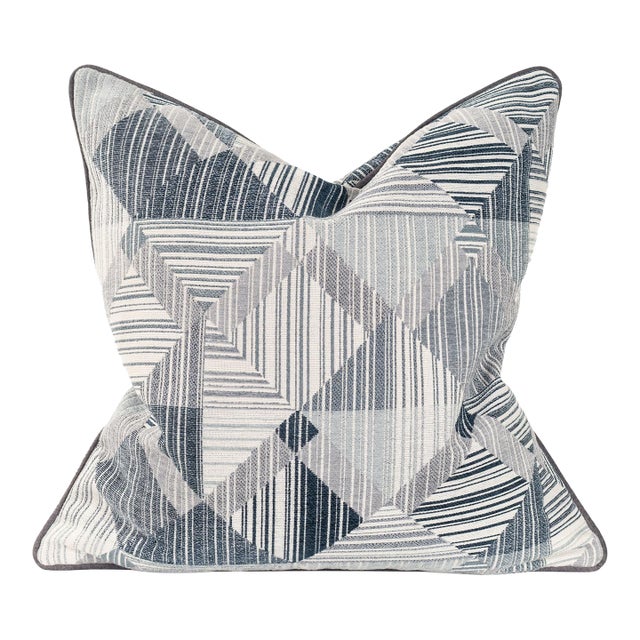 Prisma Navy 24x24 Poly Filled Pillow For Sale
