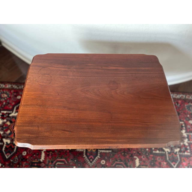 Antique Victorian Eastlake Style Carved Walnut Parlor Table, Lamp Table, Hall Table on Casters For Sale - Image 10 of 12