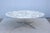 Fabulous mid-century modern 78" oval Arabescato marble top Florence Knoll table desk, originally designed in 1961 by...