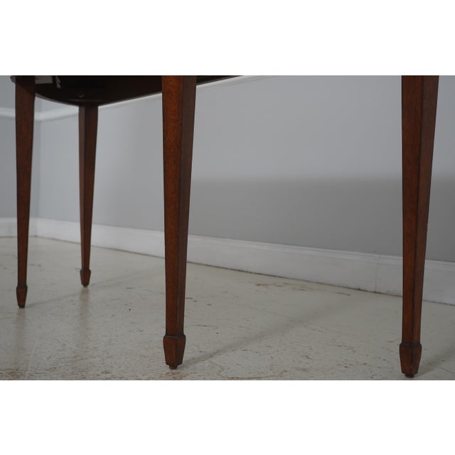 2000 - 2009 Ethan Allen Federal Inlaid Mahogany Console Table For Sale - Image 5 of 16