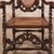 19th Century English Oak Barley Twist and Cane Chair For Sale - Image 4 of 5