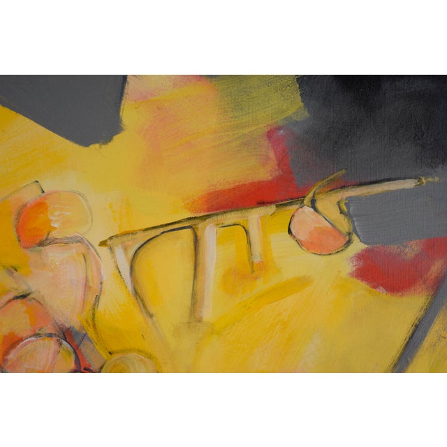 Day and Night Original Oil Style of Willem de Kooning and Richard Diebenkorn Substantial abstract expressionist oil...