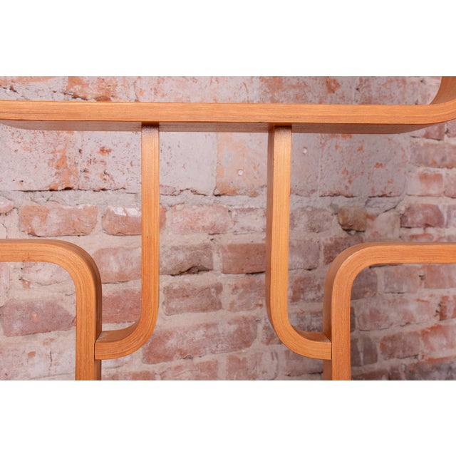 Mid-Century Modern Mid-Century Room Divider by L. Volak for Drevopodnik Holesov, Czech, 1960s For Sale - Image 3 of 12