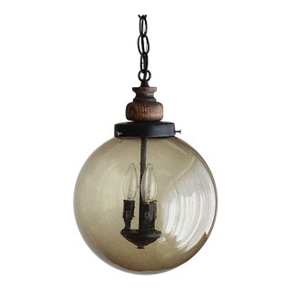 Japanese Fishbowl Swag Pendant Lamp For Sale