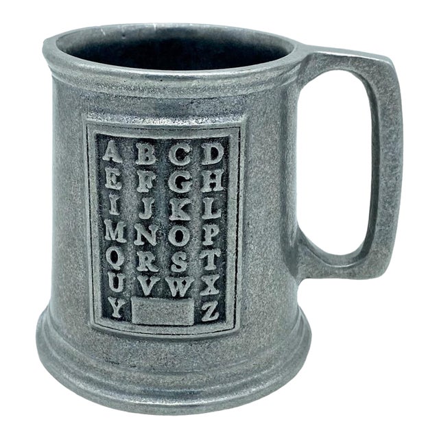 1980s Alphabet Mug For Sale