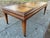Traditional Antique English Regency Mahogany & Leather Top Coffee Table on Casters For Sale - Image 3 of 12